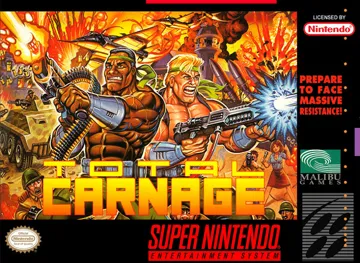 Total Carnage (USA) (Beta 1) box cover front